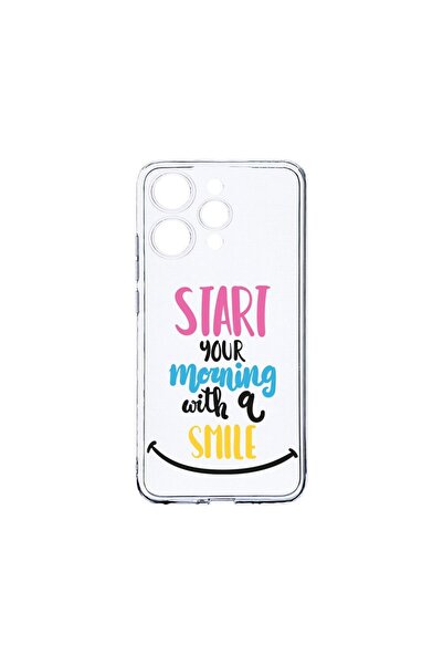 bestcase Διαφανής Θήκη Σιλικόνης 2MM, Συμβατή με Xiaomi Redmi 12 4G, Smile At...