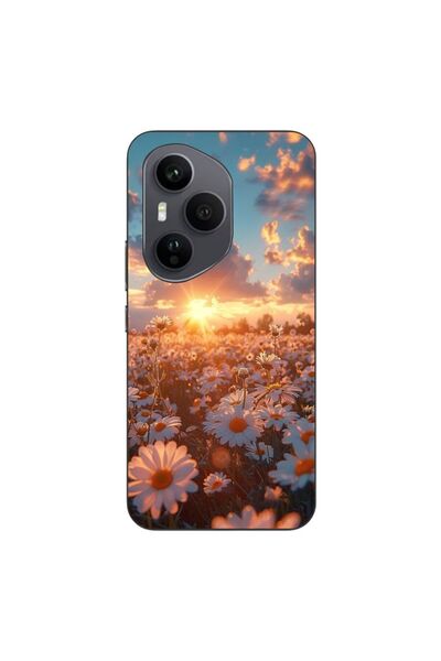 OEM Husa compatibila cu Honor 400 Pro Silicon Gel Tpu Model Rasarit cu Flori