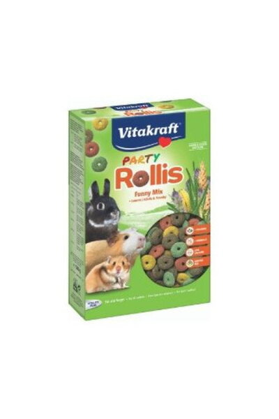 Vitakraft Hrana complementara pentru rozatoare Party Rollis 500 g