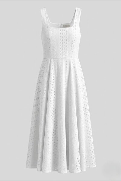 OlaFre SQUARE NECK DRESS