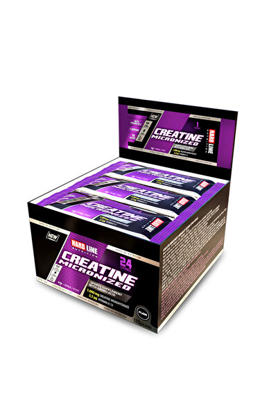 Hardline Nutrition Creatine Micronized Şase 24 Adet Kutu (Kreatin)