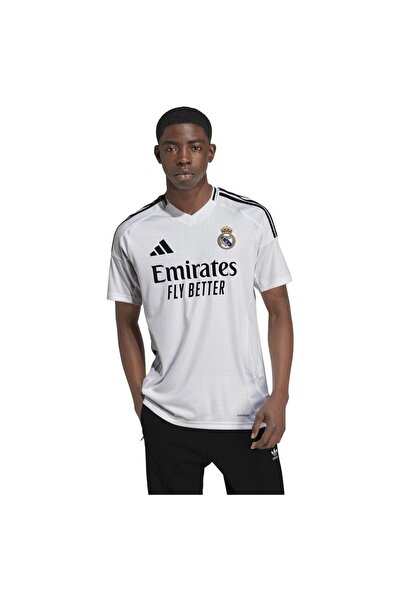 adidas Tricou de fotbal Real Madrid 24/25 pentru bărbați, model acasă, mărimea M
