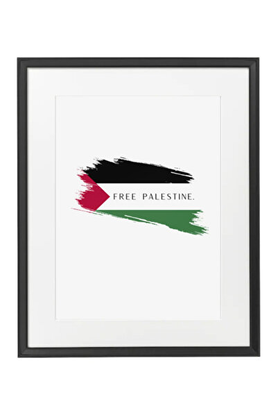 Boomah Accessories Free Palestine Poster with Frame 50x40cm