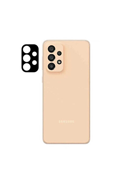 noktaks Galaxy A33 5g Compatible Camera Lens Protector 3D Glass T21289 - Black