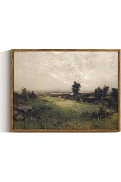 ALAYRA International Wilderness Landscape Wall Art with Outer Frame for Bedro...