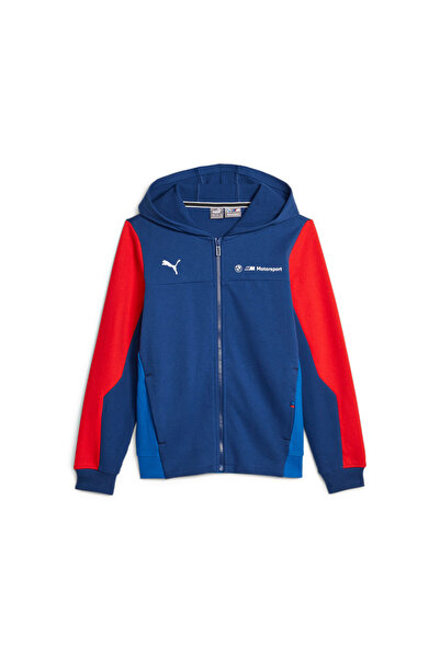 Puma Youth Unisex BMW M Motorsport Sweat Jacket - Blue