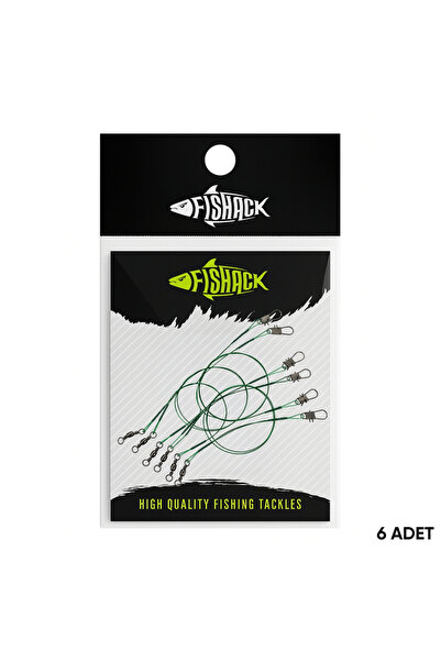 SAVEX Klipsli Fırdöndülü Çelik Tel 6'lı - Fishack