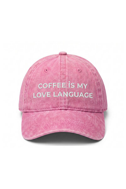 Tresore ''Coffee Is My Love Language'' Embroidered Washable Hat /''Coffee Is ...