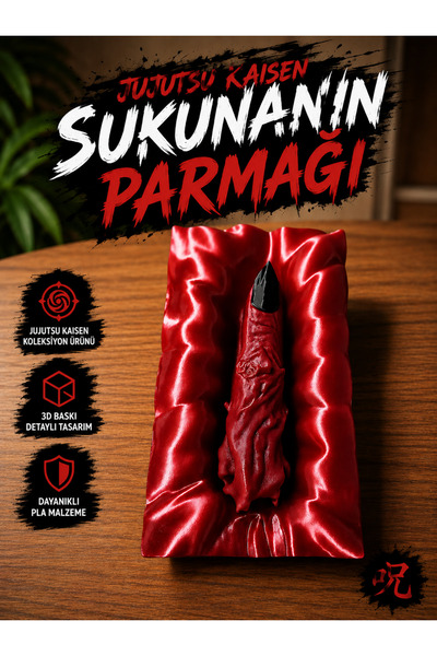 FigurBende Jujutsu Kaisen Sukuna’nın Parmağı 3D Baskı Anime Koleksiyon Figürü...