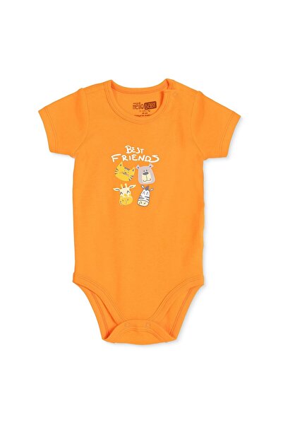 ebebek Hello Baby HelloBaby Erkek Bebek Body Çıtçıtlı Zarf Yaka Kısa Kol