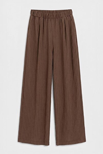 BSL Çizgili Oversize Pantolon