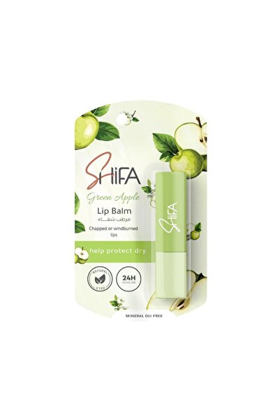 Shifa مرطب الشفاه التفاح الأخضر من شفاء - 4.5جرام
