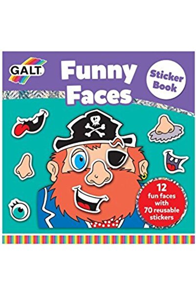 Galt Carte cu abtibilduri Funny Faces