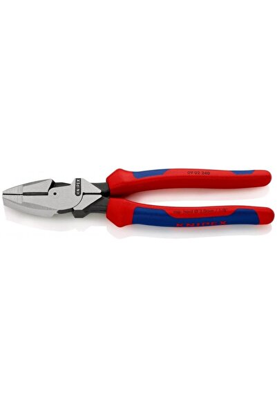 Knipex 09 02 240, Πένσα ατσαλοσύρματος, Lineman's Pliers, με βαριά μόνωση, 240mm