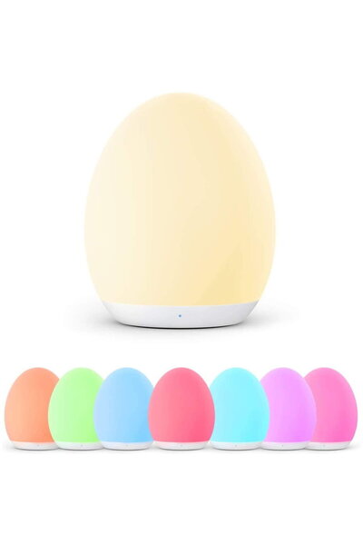 VAVA Lampă de veghe LED VA-CL009, RGB, cu reglare tactilă a intensității, lum...