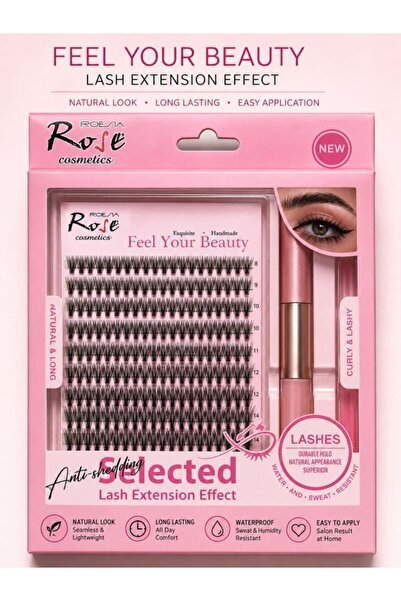 Rose Prosfesyonel Tekli Takma Kirpik