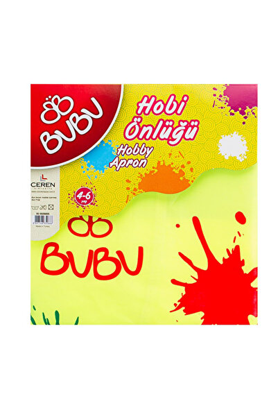 Bubu مريلة رسم بو-بو مقاومة للماء للأعمار من 4-6 سنوات BUBU00005