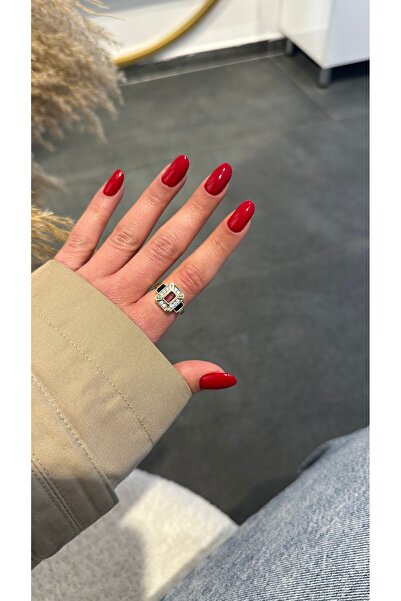 GLARE JEWELRY CO Tasarım Zirkon Taşlı Sedefli Pembe Taşlı 14k Gold Renginde P...