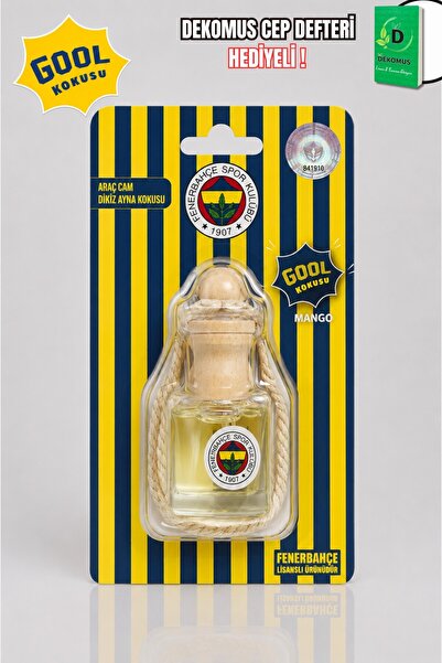 Fenerbahçe x Dekomus Lisanslı Araç Cam Dikiz Aynası Kokusu 8 Ml