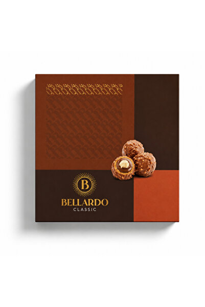 BELLARDO Classic Premium Fındık Dolgulu Sütlü Çikolata | Şık Hediyelik Kutu