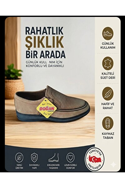 Doğan Παπούτσια Nubuck από γνήσιο δέρμα