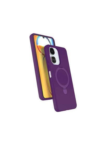 OEM Xiaomi Redmi 13C Regal Magsafe Stand Cover - Deep Purple