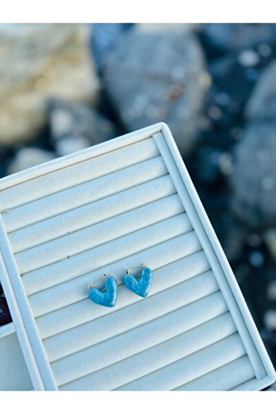 Rüya Enameled Heart Earrings