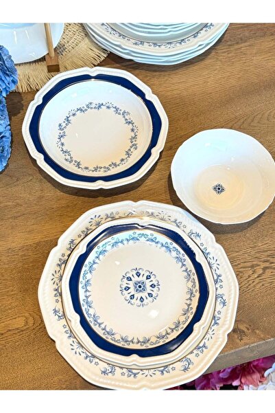 şirineşyalarım Osborne 6 Kişilik 24 Parça Porselen Yemek Takımı