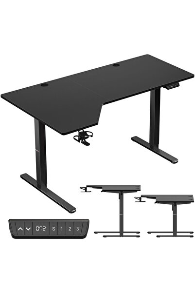 Huzaro Hero 9.1 Birou electric reglabil pe înălțime, blat de 1450 x 850 mm, c...