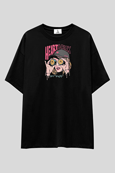 UmbraWear Tricou cu imprimeu Heartbreak Revenge |   Tricou unisex, 100% bumba...