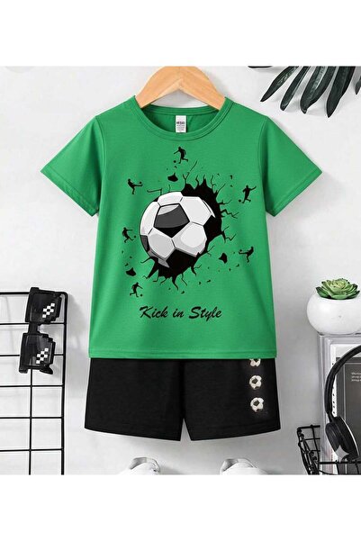 NC Nicee Clothes Tricou și pantaloni scurți de vară pentru copii, unisex (imp...