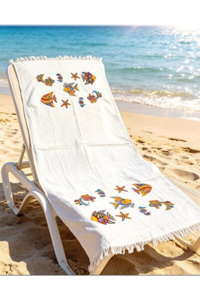 Lady Home 100% Cotton Organic Muslin Peştemal Bath Beach Towel 90 X 190