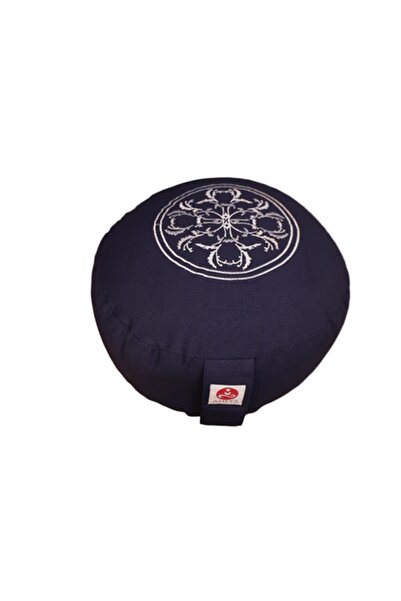 ASTEYA Perna de Meditatie Zafu Premium, Culoare Bleumarin, 100% din bumbac, U...