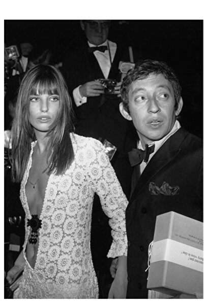 Taranist Poster - Jane Birkin Serge Gainsbourg Style Portrait - Iconic 70s Fr...
