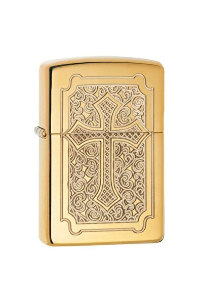 Zippo Brichetă Armor din alamă, cu lustruire înaltă, gravură adâncă, excentri...