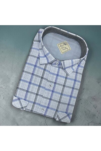 EREN STYLE Linen Classic 100% Cotton Short Sleeve Anti-Sweat Shirt