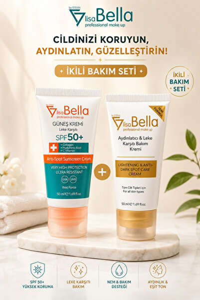 LisaBella Güneş Koruyucu & Aydınlatıcı Set