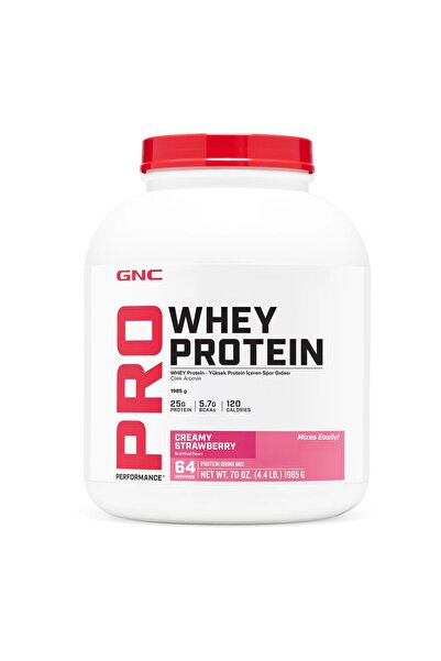 GNC Pro – Whey Protein – 1985 g (64 Servings) - Strawberry Flavored