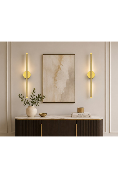 SMTSHOP 2’li Luxury Line 70 Cm LED Duvar Apliği Salon Antre Yatak Odası Aydın...