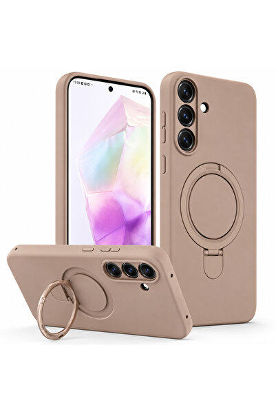 Kipgsm Samsung Galaxy A56 Uyumlu Kılıf Magsafe Şarj Destekli Açılır Standlı İ...