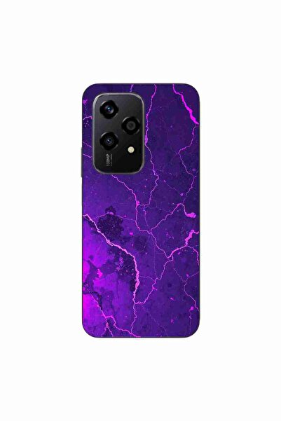 OEM Husa compatibila cu Honor 200 Lite Silicon Gel Tpu Model Ultraviolet Marb...