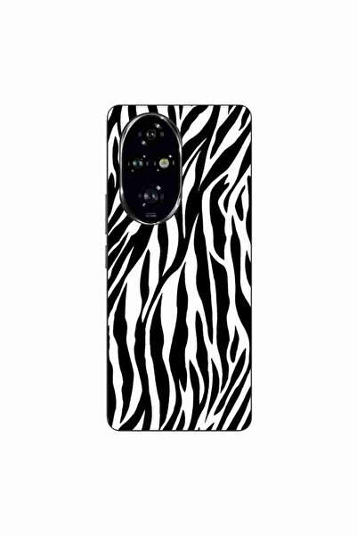 OEM Husa compatibila cu Honor 200 Pro Silicon Gel Tpu Model Animal Print Zebr...
