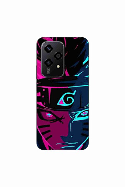 OEM Husa compatibila cu Honor 200 Lite Silicon Gel Tpu Model Naruto Purple Sa...