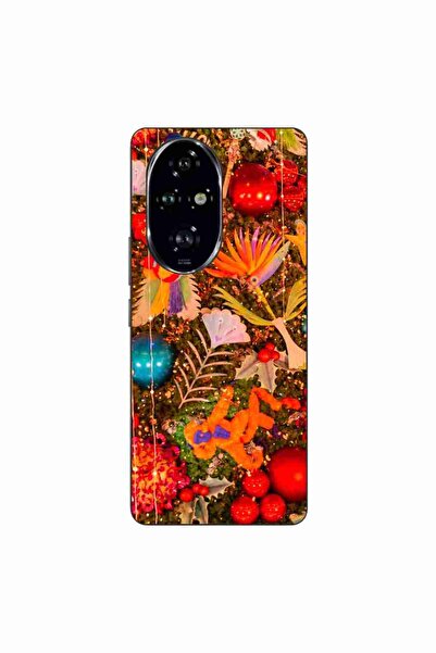 OEM Husa compatibila cu Honor 200 Pro Silicon Gel Tpu Model Craciun Decor Bra...