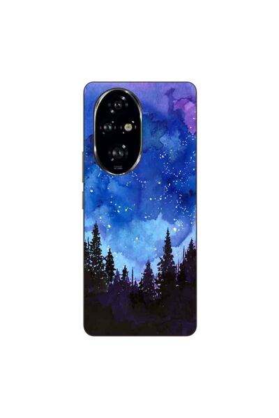 OEM Husa compatibila cu Honor 200 Pro Silicon Gel Tpu Model Night Forest