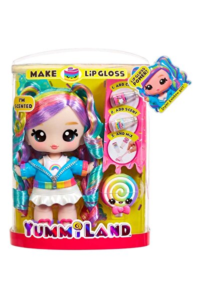 Yummiland Papusa Yummiland, Lipgloss Pet, Skyler Rainbow Belt, 121022EUC