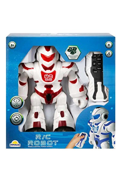 Sunman Remote control robot, lights and sounds, Sunman, Red