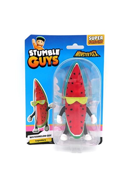 Monster Flex Figurina flexibila, Monster Flex, Stumble Guys, S2, Wattermelon Guy