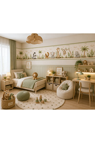 MaisonVelinCo Çocuk ve Bebek Odası Yapışkanlı Bordür-Sticker