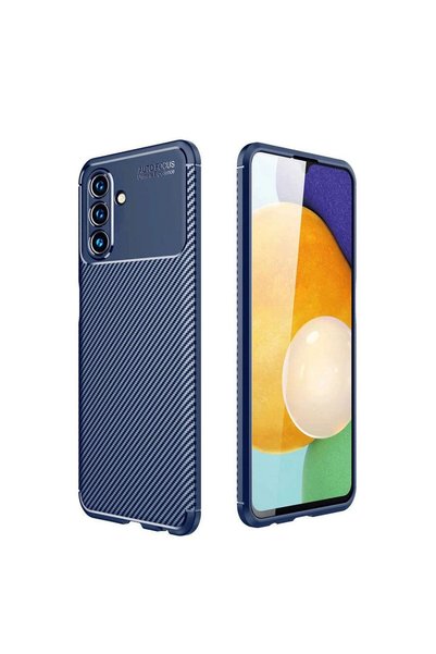 OEM Samsung Galaxy A36 Case Auto Focus Carbon Cover - Navy Blue